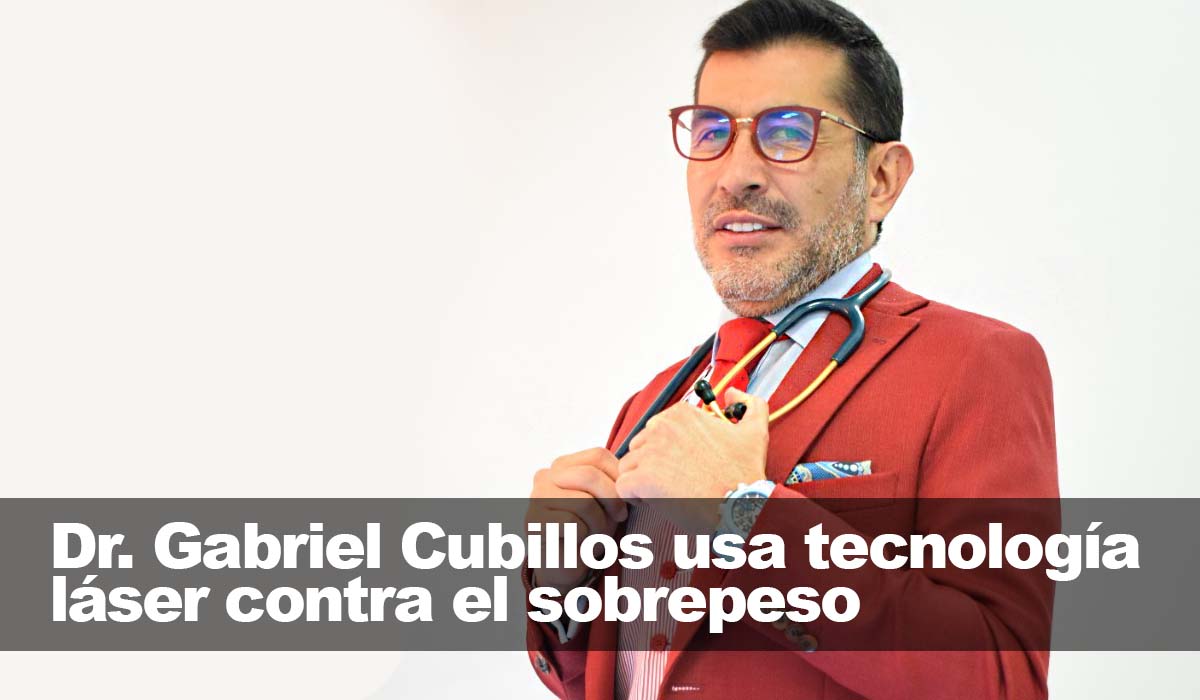 Dr. Gabriel Cubillos emplea la tecnología láser para luchar contra la obesidad y el sobrepeso